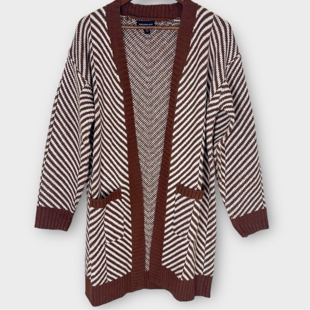 Fortune + Ivy New Cardigan Topper Sweater Open Design Women’s Size XL Stitch Fix
